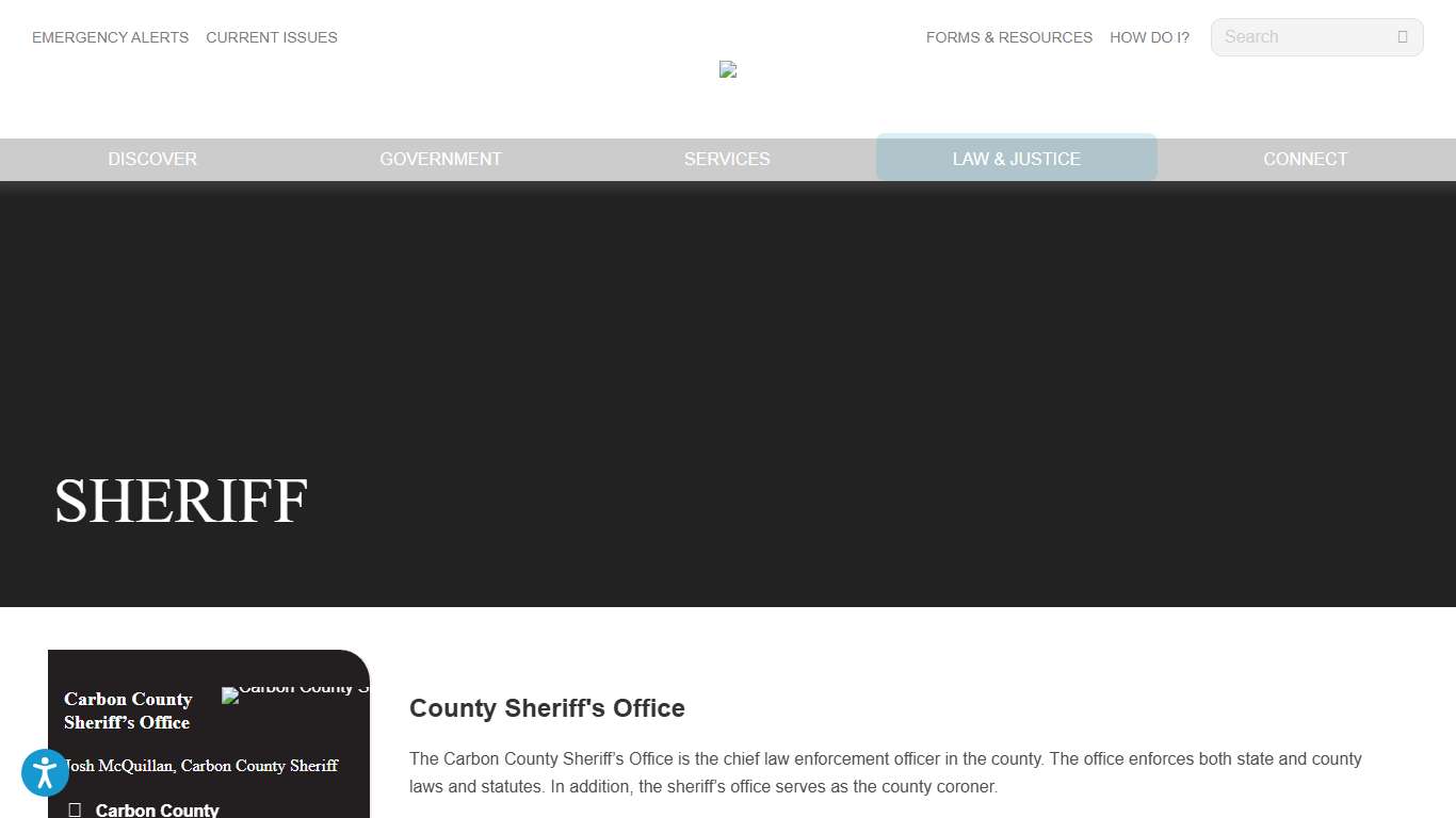 Sheriff - Carbon County